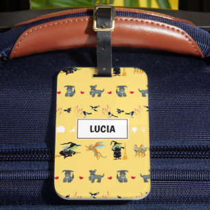 Witches, flying monkeys, little dogs luggage tag