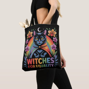 Witches For Equality Feminist Tote Bag