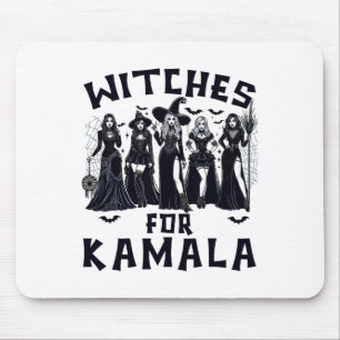Witches For Kamala Harris Election 2024 Halloween Mouse Mat