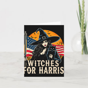 Witches For Kamala Harris Halloween Political Elec Card