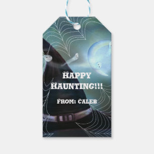 Witches Ghostly Night Halloween Party Favour Gift Tags