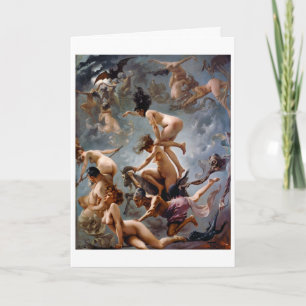 Witches Going to Their Sabbath   Falero   Card