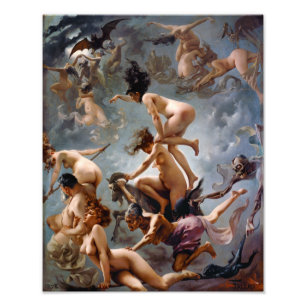 Witches Going to Their Sabbath   Falero   Photo Print