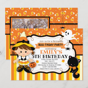 Witches Halloween Birthday Party Invitation