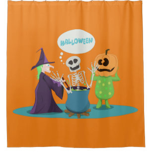 Witches Halloween Brew Shower Curtain