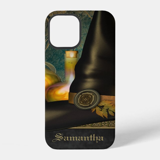 Witches Hat Personalised iPhone Case (Back)