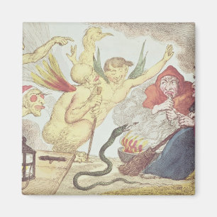 Witches in a Hayloft Magnet