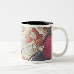 Witches in a Hayloft Two-Tone Coffee Mug