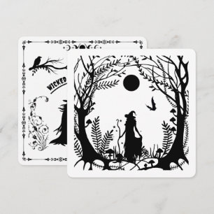 Witches In the Woods Halloween Party Invitation