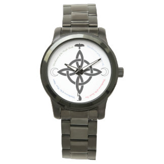 Witches Knot Calling the 4 corners mens' watch