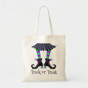 Witches Legs Trick or Treat Tote Bag