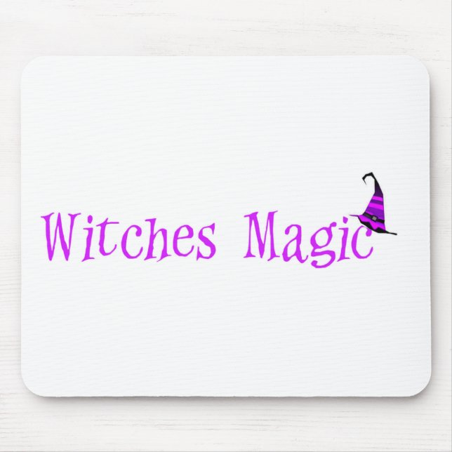 Witches Magic Hat Mouse Mat (Front)