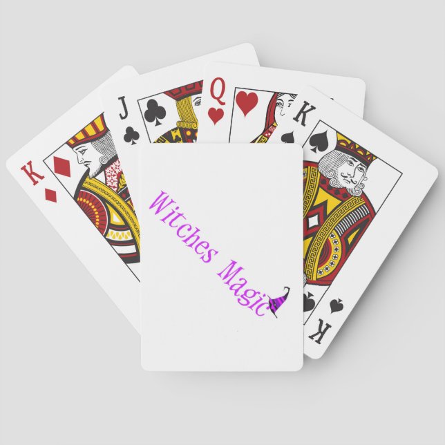 Witches Magic Hat Playing Cards (Back)