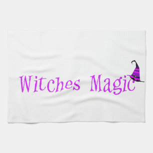 Witches Magic Hat Tea Towel