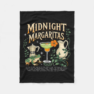 Witches Midnight Margaritas Soky Tail Fleece Blanket
