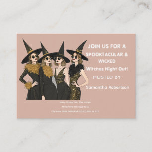 Witches Night Out  Enclosure Card