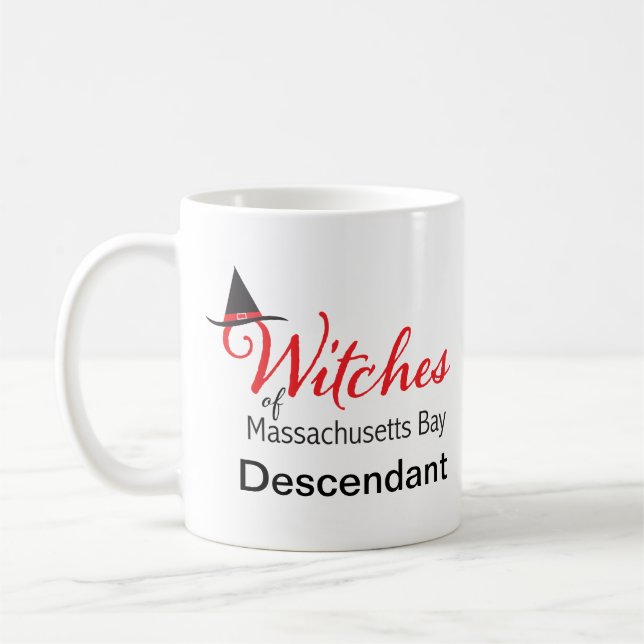 Witches of Massachusetts Descendant mug (Left)