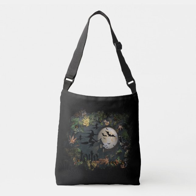 Witches Party Night Crossbody Bag (Front)