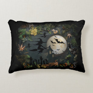 Witches Party Night Decorative Cushion