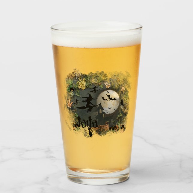 Witches Party Night Glass (Front Filled)