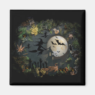 Witches Party Night Magnet