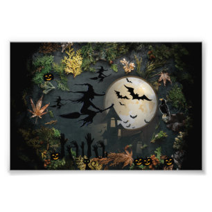 Witches Party Night Photo Print