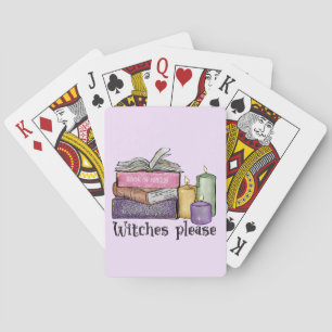 Witches Please For Book Lover Librarian Playing Cards