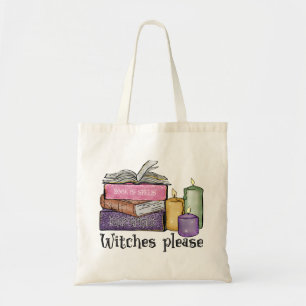 Witches Please – Stack of Witchy Books Tote Bag