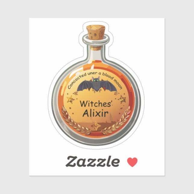 Witches Potion Witches Alixir Label (Sheet)