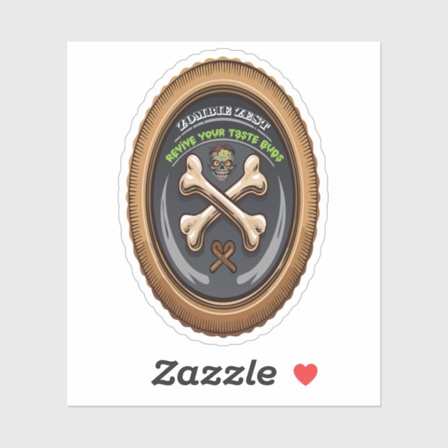 Witches Potion Zombie Zest Label (Sheet)