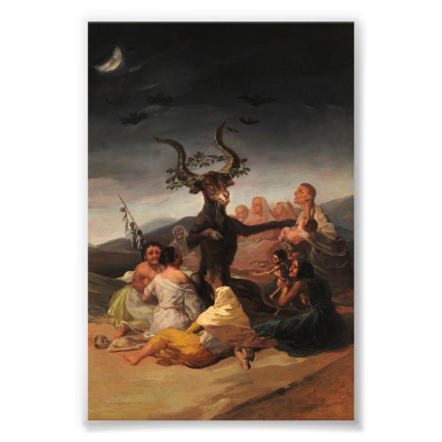 Witches' Sabbath by Francisco de Goya Photo Print (Front)