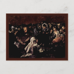 Witches' Sabbath, By Francisco De Goya Postcard