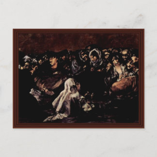 Witches' Sabbath,  By Francisco De Goya Postcard