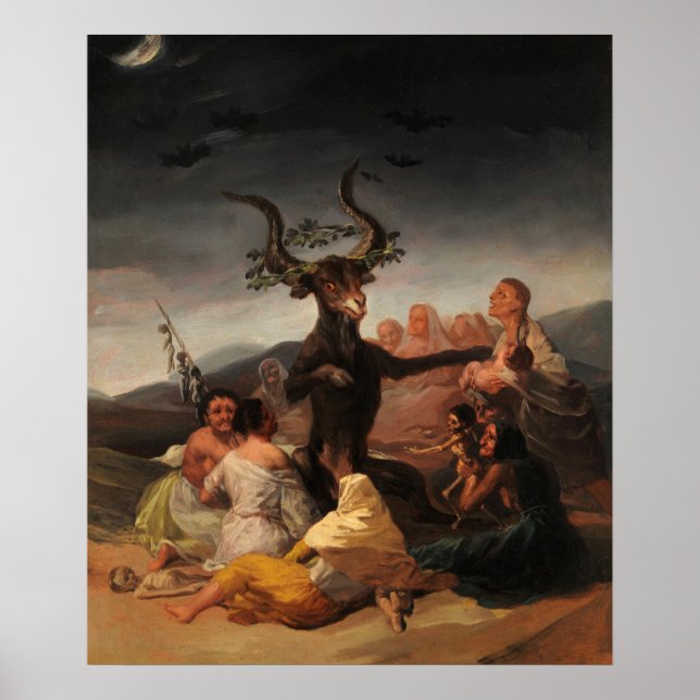 Witches' Sabbath by Francisco de Goya Poster (Front)