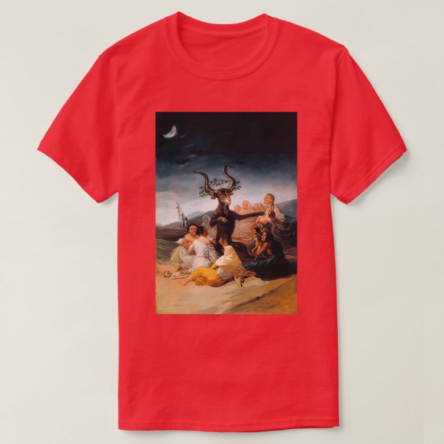 Witches Sabbath (El Aquelarre) by Francisco Goya  T-Shirt (Design Front)