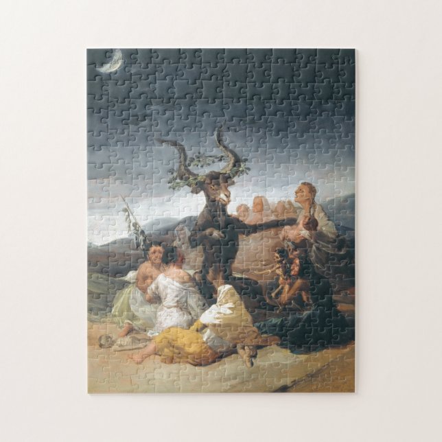 Witches Sabbath - Francisco de Goya (1797-1798) Jigsaw Puzzle (Vertical)