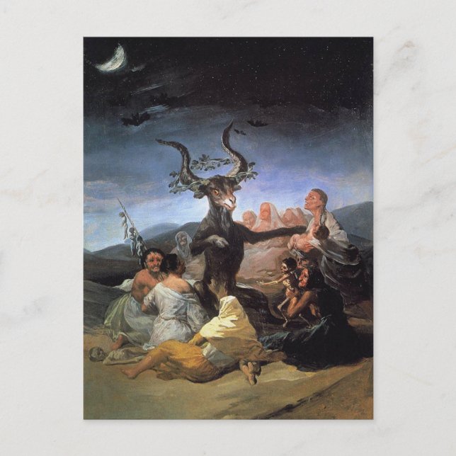 'Witches' Sabbath' Postcard (Front)