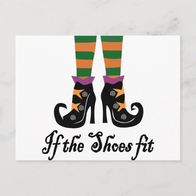 witches shoes postcard (Front)