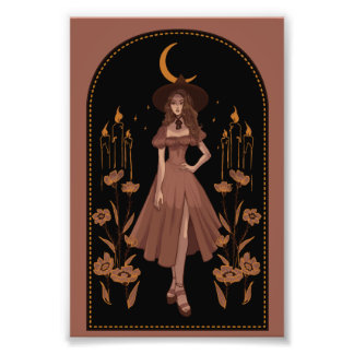Witches Spell Illustration Photo Print