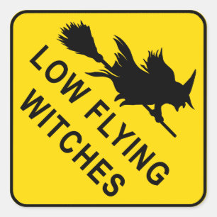 Witches Square Stickers