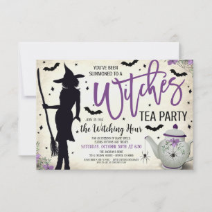 Witches Tea Party Invitation