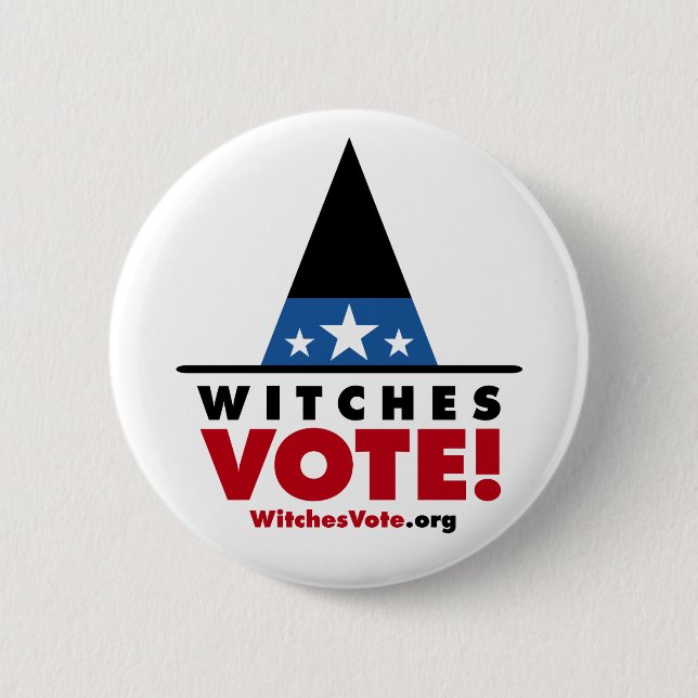 Witches Vote! Campaign Button (Front)