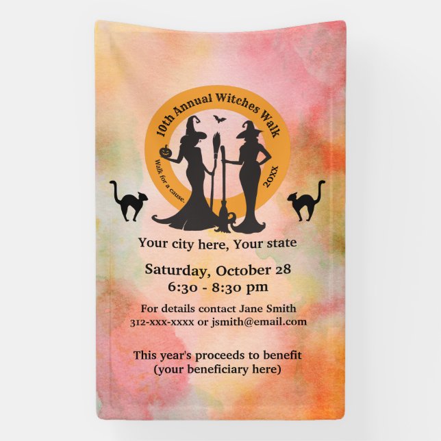 Witches Walk Event Promotional Banner (Vertical)