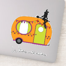 Witches with hitches Halloween rv camper trailer 