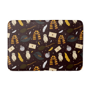 Witches, Wizards & Magic Pattern Bath Mat