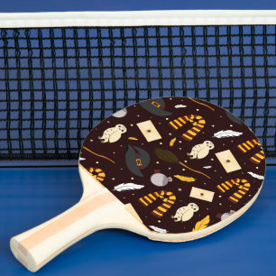 Witches, Wizards & Magic Pattern Ping Pong Paddle