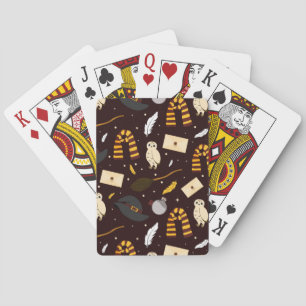 Witches, Wizards & Magic Pattern Playing Cards