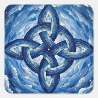 WitchesKnotFantasySky Square Sticker