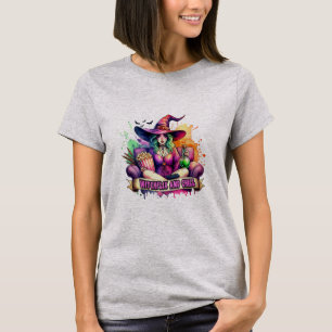 "Witchflix and Chill – Fun Witch Design for Hallow T-Shirt