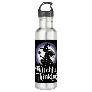 Witchful Thinking Halloween Girl T-shirt 710 Ml Water Bottle